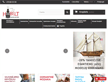 Tablet Screenshot of hobi.lt